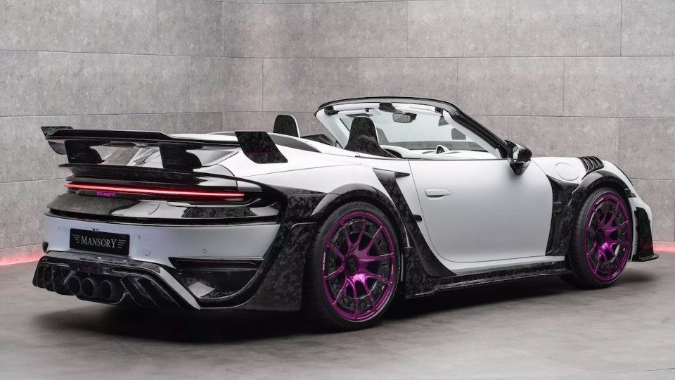 منصوری تیونینگ پورشه 911 توربو S کابریولت